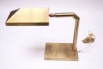 1970s Patinated Brass Chapman Table Lamp - Image 4