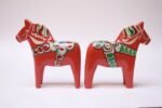 Pair of Large Swedish Dala Horses by Nils Olson - Image 2