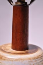 Pair of Martz for Marshall Studios Earth-Tone Swirl Ceramic Lamps - Image 8