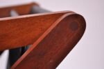 Henry P. Glass Walnut and Naugahyde Magazine Rack - Image 11
