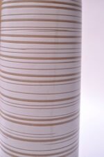 Large Gordon and Jane Martz Walnut and Ceramic Table Lamp with Finial - Image 19