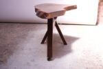 New Hope-Style Studio Craft Walnut Live Edge Side Table - Image 8