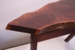 New Hope-Style Studio Craft Walnut Live Edge Side Table - Image 11
