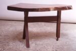 New Hope-Style Studio Craft Walnut Live Edge Side Table - Image 10