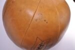 1940s MacGregor Goldsmith 9 LB Leather Medicine Ball - Image 16