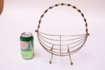 Mid-Century Modern Brass Decorative Basket - Image 6