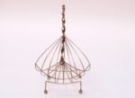 Mid-Century Modern Brass Decorative Basket - Image 2