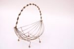 Mid-Century Modern Brass Decorative Basket - Image 3