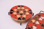 Set of Three Mid-Century American Modern Mosaic Trivets - Image 7