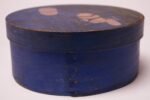 Early 20th Century Americana Pantry Box in Indigo With Tree Motif - Image 5
