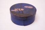Early 20th Century Americana Pantry Box in Indigo With Tree Motif - Image 2