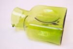 Vintage Blown Glass Lime Green Double Spout Pitcher by Blenko - Image 8