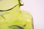 Vintage Blown Glass Lime Green Double Spout Pitcher by Blenko - Image 11