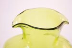 Vintage Blown Glass Lime Green Double Spout Pitcher by Blenko - Image 12