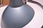 Midcentury German Gooseneck Table Lamp in Metallic Blue by Helo Leuchten - Image 14