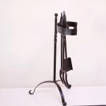 Mid-Century Modern Decorative Forged Iron Firetools - Image 4