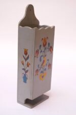 Antique Folk-Art Hand-Painted Letter Holder - Image 4