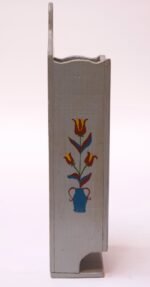 Antique Folk-Art Hand-Painted Letter Holder - Image 5