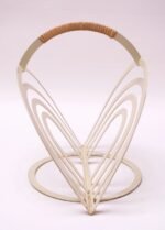 Designer Vintage "Arched" Magazine Rack after Vernor Panton - Image 4