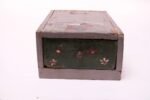 19th Century Folk Art Hand-Painted Shave Box / Caddy - Image 7