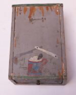19th Century Folk Art Hand-Painted Shave Box / Caddy - Image 2