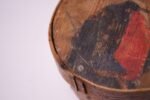 Antique English Snuff Box / Pipe Tobacco Case With Hand-Painted Decoration - Image 9