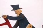 Early 20th Century Americana Uncle Sam Lumberjack Whirligig - Image 7