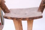 Set of 1940s Hard Wood African Lobi Stools with Carved and Pyrogravure Details - Image 26