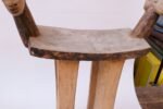 Set of 1940s Hard Wood African Lobi Stools with Carved and Pyrogravure Details - Image 27