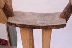 Set of 1940s Hard Wood African Lobi Stools with Carved and Pyrogravure Details - Image 28