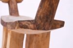 Set of 1940s Hard Wood African Lobi Stools with Carved and Pyrogravure Details - Image 25