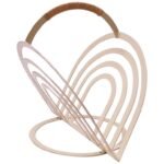 Designer Vintage "Arched" Magazine Rack after Vernor Panton