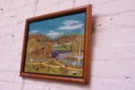 Mid-20th Century Amish Pastoral Scene Oil on Canvas by Harvey Milligan - Image 2