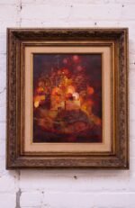 "Heavenly Jerusalem" Acrylic on Canvas by Yankel Ginzburg, 1971 - Image 2