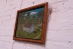 Harvey Milligan Amish Farmhouse Pastoral Scene Oil on Canvas - Image 3