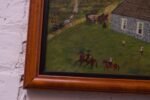 Harvey Milligan Amish Farmhouse Pastoral Scene Oil on Canvas - Image 6