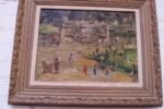 French Post-Impressionist "Jardins Des Tuileries" Oil on Canvas - Image 4