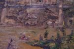 French Post-Impressionist "Jardins Des Tuileries" Oil on Canvas - Image 11