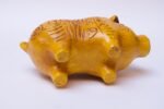 Mid-Century California Pottery Piggy Bank With Cork Stopper - Image 11
