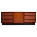 Danish Modern Teak Chest of Drawers / Credenza by Danflex Systems