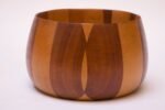 Vintage Studio Craft Mixed-Wood Decorative Bowl - Image 4