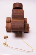 Danish Modern Staved Bunny Pull-Toy - Image 5