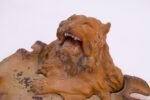 19th Century Victorian Cast Iron "Lion" Inkwell - Image 7