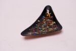 Vintage Modernist Sulmona Italian Enamel on Copper Triangular Dish - Image 2