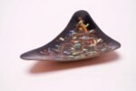 Vintage Modernist Sulmona Italian Enamel on Copper Triangular Dish - Image 6