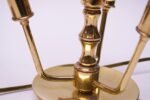 Pair of Midcentury Candelabra Style Six-Arm Brass Table Lamps - Image 4