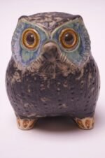 Lladro Enameled Stoneware Owl Figurine - Image 2