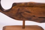 Vintage Hand-Carved Whale Sculpture - Image 9