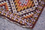 Vintage Hand Knotted Berber Wool Tribal Rug - Image 10