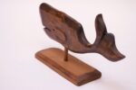 Vintage Hand-Carved Whale Sculpture - Image 5